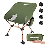 YOOHBERRYS Campingstuhl Faltbar, Campingstuhl Klappbar mit Tragetasche, Camping...