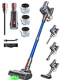 Ivormentico Akku Staubsauger Kabellos 50Mins/40KPA/450W, Akkustaubsauger mit...