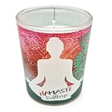 pajoma® Duftkerze, Namaste - Meditation Kerze | 80g Wachsgewicht, Brenndauer:...