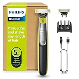 PHILIPS OneBlade 360 Face - elektrischer Rasierer & Trimmer, 2x 360 Klingen,...