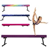 HomeSun Schwebebalken Einstellbar Faltbar Gymnastik Balance Beam High and Low...