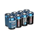 ANSMANN CR2 3V Lithium Batterie - 8er Pack CR2 Batterien geeignet für...