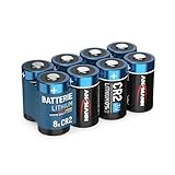 ANSMANN Batterien CR2 Lithium 3V CR15H270 DLCR2, 8 Stück, Spezialbatterien,...