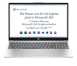 HP Laptop | 15,6' FHD Display | Intel N100 | 4 GB DDR4 RAM | 128 GB UFS | Intel...