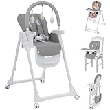 Hochstuhl Baby 4 in1 Kinderhochstuhl mit Spielbügel 7 höhenverstellbar faltbar...