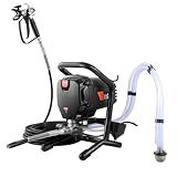 VEVOR Tragbares Airless-Farbspritzgerät, 750 W, 3000 psi, Hocheffizientes...