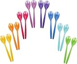 Kigima Plastiklöffel Set 16-teilig – Besonders Langlebige Eierlöffel aus...