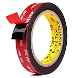 UPwoktem Doppelseitiges Klebeband Extra Stark, 3.1 m x 2 cm Wasserfest und...