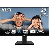 MSI PRO MP275 27 Zoll Full HD Office Monitor - 1920 x 1080 IPS Panel, 100 Hz,...