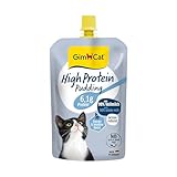 GimCat High Protein Pudding - Köstlicher proteinreicher Snack für...