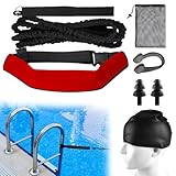 Schwimmgurt für Pool 3.6M Schwimmtrainer, Einstellbare Schwimmgürtel Geeignet...