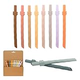 LEMONSTONE Silikon Strohhalm, 10 Stück Strohhalme mit Strohhalm...