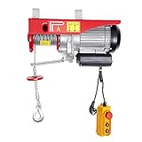 awolsrgiop Elektrische Seilwinde, 1300W 800KG Elektrischer Kettenzug Motorwinde...