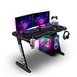 ELITE Gaming-Tisch Rocksolid 2.0 - Gaming - LED-Beleuchtung - Headsethalterung -...