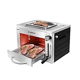 CAMPLUX SG102 Tragbar Oberhitze Gasgrill 3,2kW, Hochleistungs Steakgrill aus...