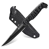 Dragon Creek Outdoor Survival Messer mit G10 Griff, Wandermesser, Tauchermesser,...