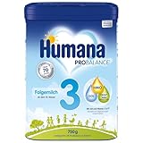 Humana PROBALANCE Folgemilch 3, ab dem 10. Monat, Babynahrung im Anschluss an...