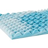 EGO HOME Komfortschaum Matratzentopper 90 x 190 cm | 5cm Höhe Schaumstoffplatte...