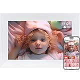 Frameo WLAN Digitaler Fotorahmen, 10,1-Zoll Digitaler Bilderrahmen, 1280x800 IPS...