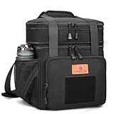 Taktische Lunchtasche, doppellagige isolierte Kühltasche für Herren Erwachsene...