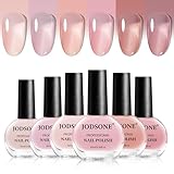 JODSONE Jelly Nagellack Set 6 Farben, kein Chip, langlebig, schnell trocknend,...