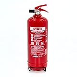 ABC Pulverlöscher 2kg (PFAS-frei) - Feuerlöscher für Haushalt, Zuhause, KFZ,...