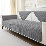 Flanell Sofabezug 1 2 3 4 Sitzer Sofabezüge Couch Überzug L Form Ecksofa Sofa...