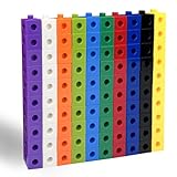 Newpop 100 Stück Steckwürfel Grundschule, Zahlenblocks, Rechenwürfel,...