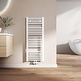 EMKE Badheizkörper Gerade 1000x400 mm - Handtuchheizkörper mit...