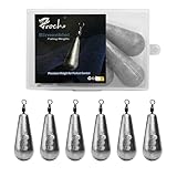 Birnenförmige Angelblei Set – 25g bis 120g Birnenblei Sets | Hochdichtes...