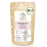 Bio Weißer Tee – Pai Mu Tan Tee lose. 100 g – weich, duftig und aromatisch....