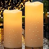 Eldnacele Solar LED Kerzen für Außen, SolarKerzen Outdoor, Wasserdichte...