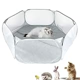 Kleintiere Laufstall, Atmungsaktiver Pop-Up Faltbares Kleintierkäfigzelt, Pop...
