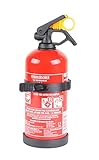 EXDINGER BC-Pulver-Autofeuerlöscher 1kg (Aufladelöscher GP-1Z BC Halterung...