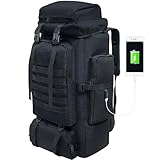 Vaupan 80L Wandern Rucksack, Camping Rucksack, wasserdichte große Outdoor Sport...
