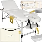 tectake Massageliege 3 Zonen, Massagetisch, Massageliege klappbar,...