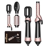 Haarstyler 4 In 1 Hair Styler set, 1000W Haartrockner mit Rundbürstenföhn...