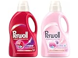 PERWOLL Flüssig-Set 2x 27 Waschladungen (54WL) 1x Color & 1x Für Wolle &...