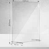 Manschin Laserdesign Acryl Schutzschild | Niesschutz | Spuckschutz |...