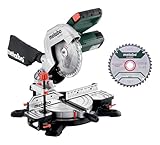 metabo Kappsäge KS 216 M Set - 1100 W, 216 mm Sägeblatt - Präzisionsschnitt,...