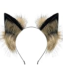 ZFKJERS Handgefertigtes Fell Fuchs Katzenohren Stirnband Fursuit Kopfbedeckung...