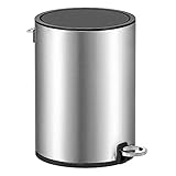 SONGMCIS Kosmetikeimer, 3 l, Mülleimer für Badezimmer, mit Deckel, Softclose,...