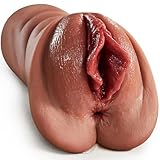 Realistischer Masturbator Taschenmuschi Silikon Masturbieren Sex Spielzeug mit...