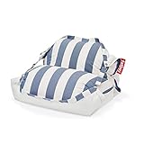 Fatboy® Original Floatzac gestreift, Ozeanblau | Sitzsack für Boden und auf...
