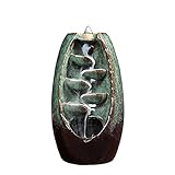 xunfu Rückfluss Räuchergefäß, Räucherwasserfall Keramik Räuchergefäss mit...