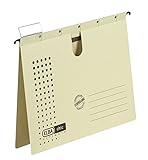ELBA Hängehefter chic für A4, aus Karton, chamois, 5er Pack