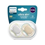 Philips AVENT ultra air Schnuller - 2er Pack, BPA-freier, atmungsaktiver...