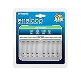 Panasonic eneloop 52063 Intelligentes Premium-Ladegerät für 44204 Ni-MH Akkus...
