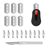 Wangzhenxi 2 Stücke Brot Bäcker Cutter, Bäckermesser mit 15 Klingen, Brot...