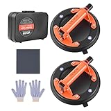 VEVOR Vakuum Saugheber, 203 mm Glasheber mit Metallgriff, 195 kg Hubkapazität,...